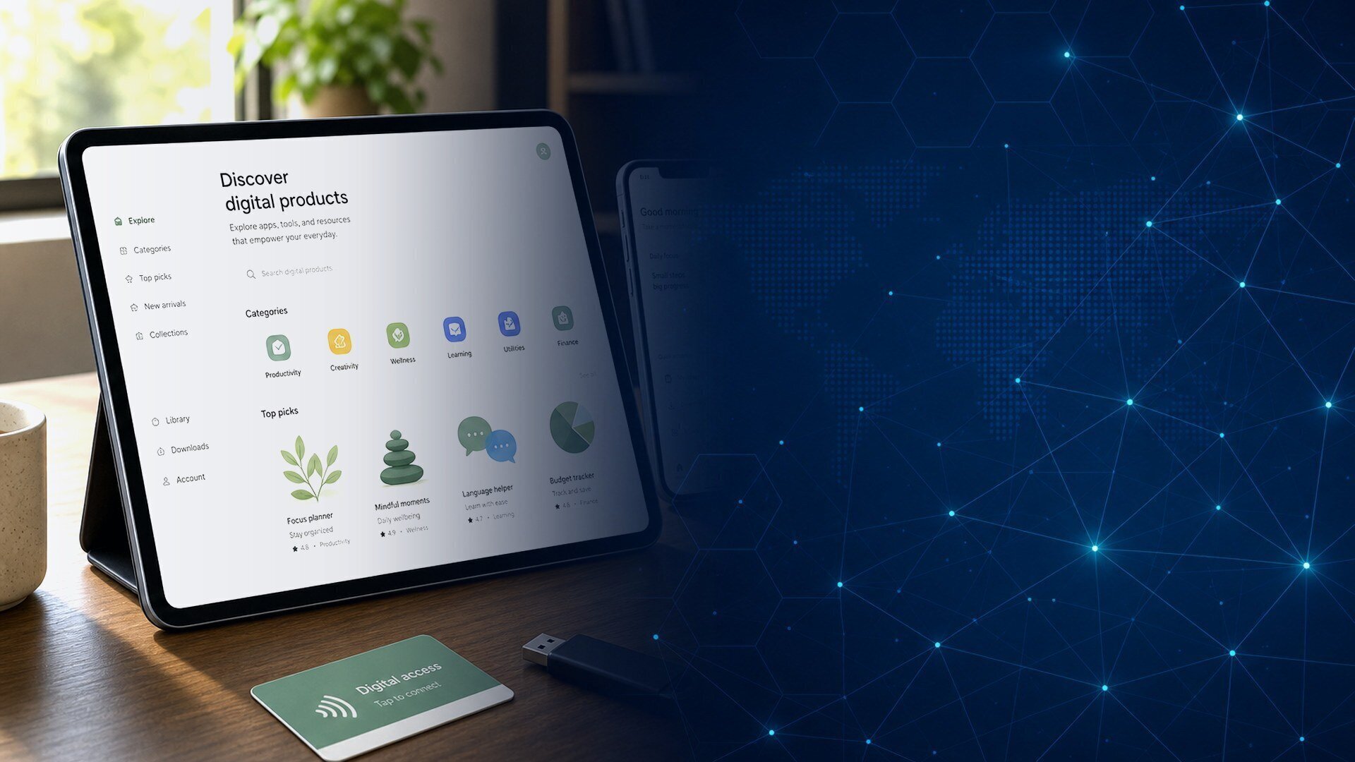 Digitale Produkte und App-Katalog – WordPress ohne Plugin-Flickenteppich